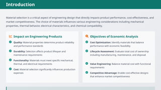 Economic Analysis of Material Selection for Engineering Products.pptx