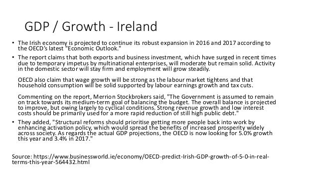 foreign direct investment and ireland s tiger economy The celtic tiger's causes a complex combination of factors contributed to create the celtic tiger of these factors, the organization for economic cooperation and development (oecd) asserts that foreign direct investment is the single most influential factor contributing to the celtic tiger 22 its significance clearly cannot be overstated, as. foreign direct investment and ireland s tiger economy The celtic tiger's causes a complex combination of factors contributed to create the celtic tiger of these factors, the organization for economic cooperation and development (oecd) asserts that foreign direct investment is the single most influential factor contributing to the celtic tiger 22 its significance clearly cannot be overstated, as.