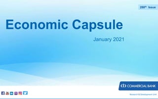 Economic Capsule
December 2019
276th
Issue
Research & Development Unit
Economic Capsule
January 2021
288th Issue
 