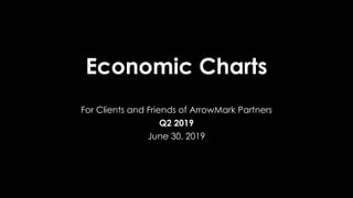 Economic Charts
For Clients and Friends of ArrowMark Partners
Q2 2019
June 30, 2019
 
