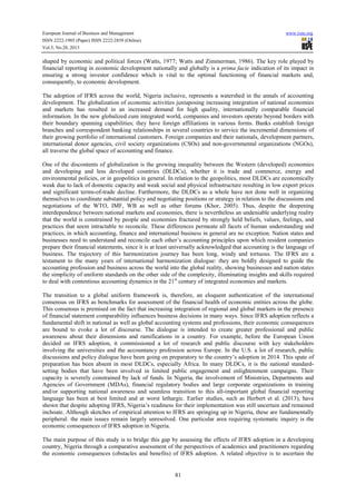 Economic consequences of international financial reporting standards | PDF