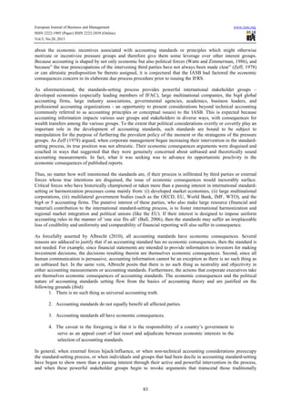 Economic consequences of international financial reporting standards | PDF