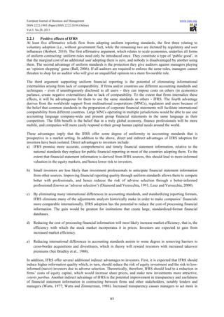 Economic consequences of international financial reporting standards | PDF