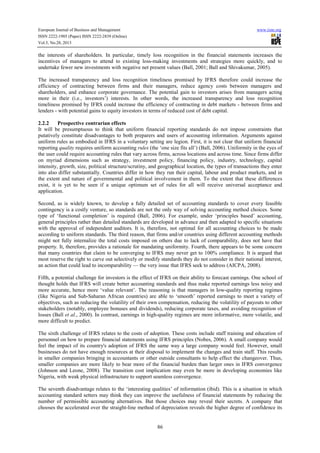 Economic consequences of international financial reporting standards | PDF
