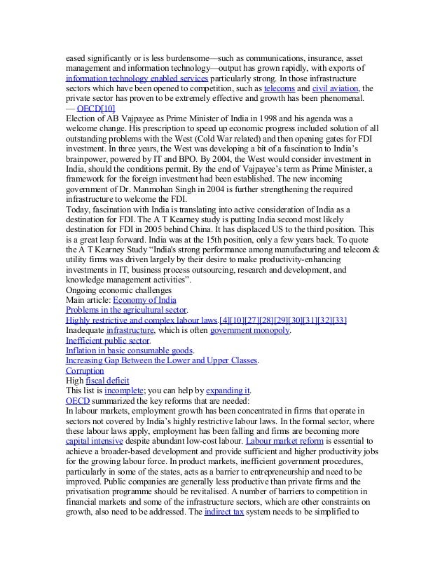 indian economic development notes pdf