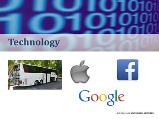 Technology

BUD COLLIGAN SOUTH SWELL VENTURES

 