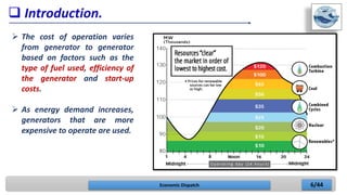 Economic Disptch Example Economic dispatch | PPTX
