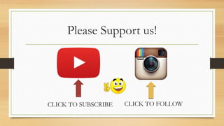 Please Support us!
CLICK TO SUBSCRIBE CLICK TO FOLLOW
 