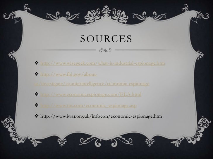 Economic espionage