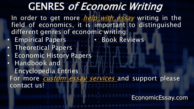 Guide writing economics essay