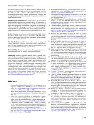 Mons Reference Economic Evaluations of Medication Safety Interventions in Primary and ...