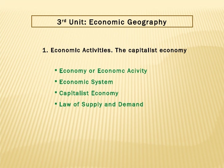 Economic Geography