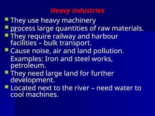 Heavy Examples Economic Geography. Grade 12 term 3 topic prep examination | PPTX