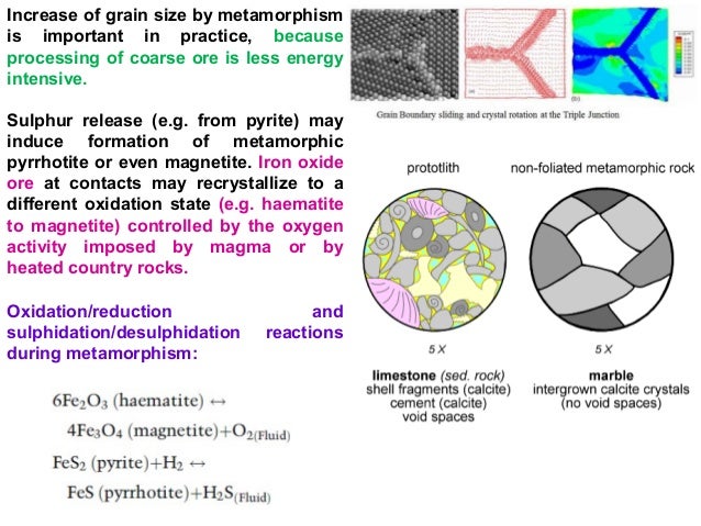 economic geology metamorphic ore deposits marble grain size