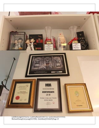 LohWeiLing(0319225)--LohPeyMun(0318572)--LeeErnHui(0319703)
MichaelChangVuiLoong(031998)--SimSiKai(0318609)Page 17
 