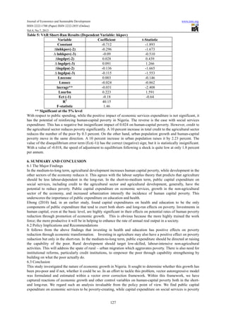 Economic growth and poverty reduction in nigeria an empirical ...