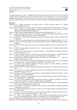 Economic growth and poverty reduction in nigeria an empirical ...