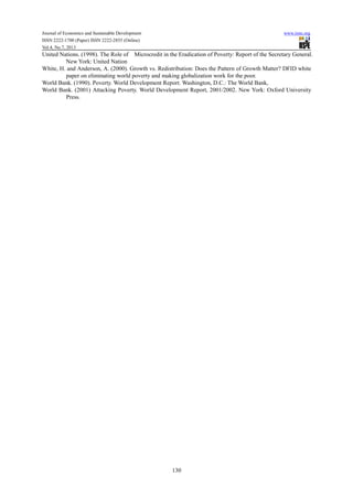 Economic growth and poverty reduction in nigeria an empirical ...