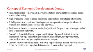 Economic growth & economic development, underdevelopment | PPTX