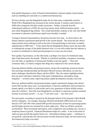 Economic growth in bangladesh experience and policy priorities | PDF