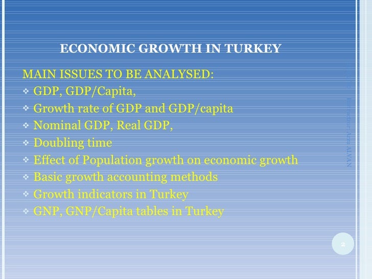 Economic Growth In Turkey