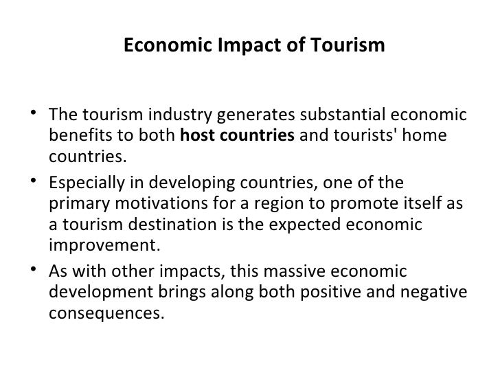 economy based on tourism