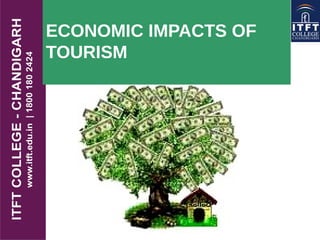 ECONOMIC IMPACTS OF
TOURISM
 