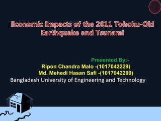 Presented By:-
Ripon Chandra Malo -(1017042229)
Md. Mehedi Hasan Safi -(1017042209)
Bangladesh University of Engineering and Technology
 