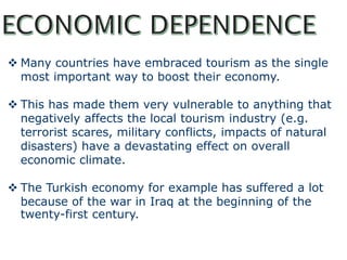 Economic impacts of tourism | PPTX