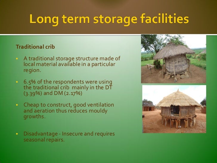 Economic Importance Of Different Maize Storage Structures In Kenya
