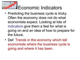 Predict Defe Economic_Indicators in the economy lectures | PPT