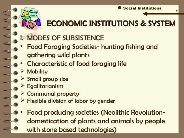 economic institution