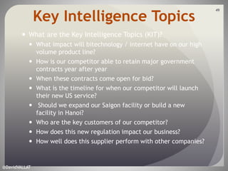 Economic intelligence and knowledge management | PPTX