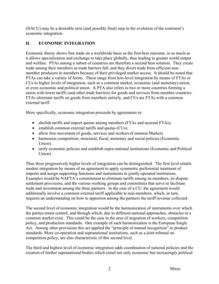 Economic intigration and free trade | PDF