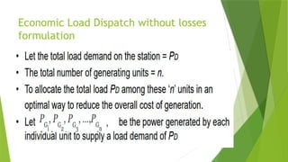 Comprehensive Overview of Economic Load Dispatch in Power Systems | PPTX