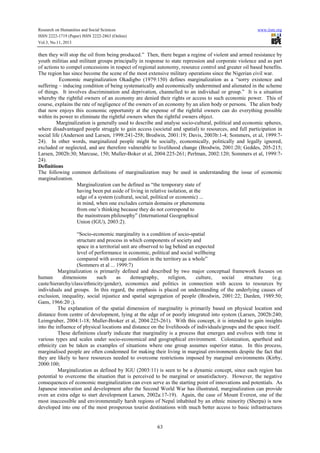 Economic marginalisation in some selected states in the niger delta. | PDF