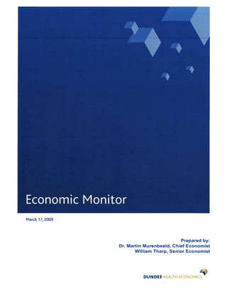 Economic Monitor March 2009