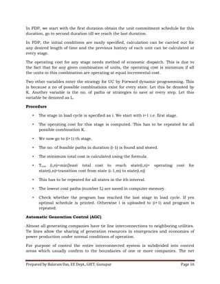 Economic operation of power system | PDF