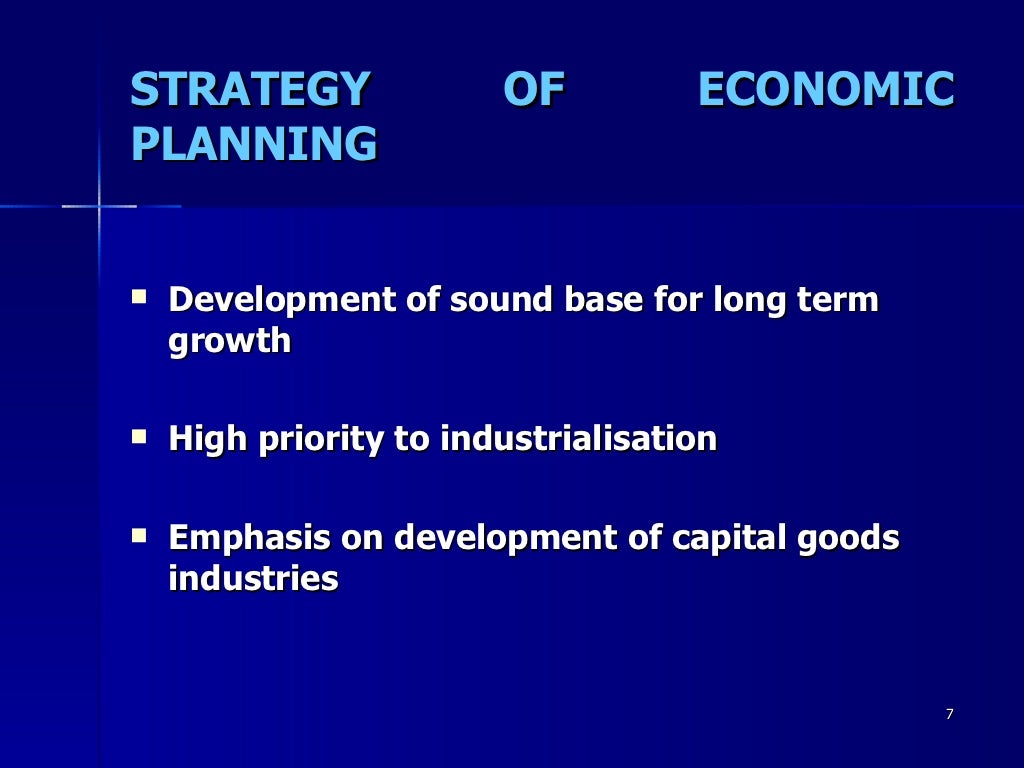 Economic planning