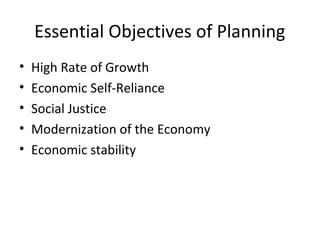 Economic planning in india ppt | PPT