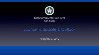 [object Object],[object Object],Oklahoma State Treasurer Ken Miller 