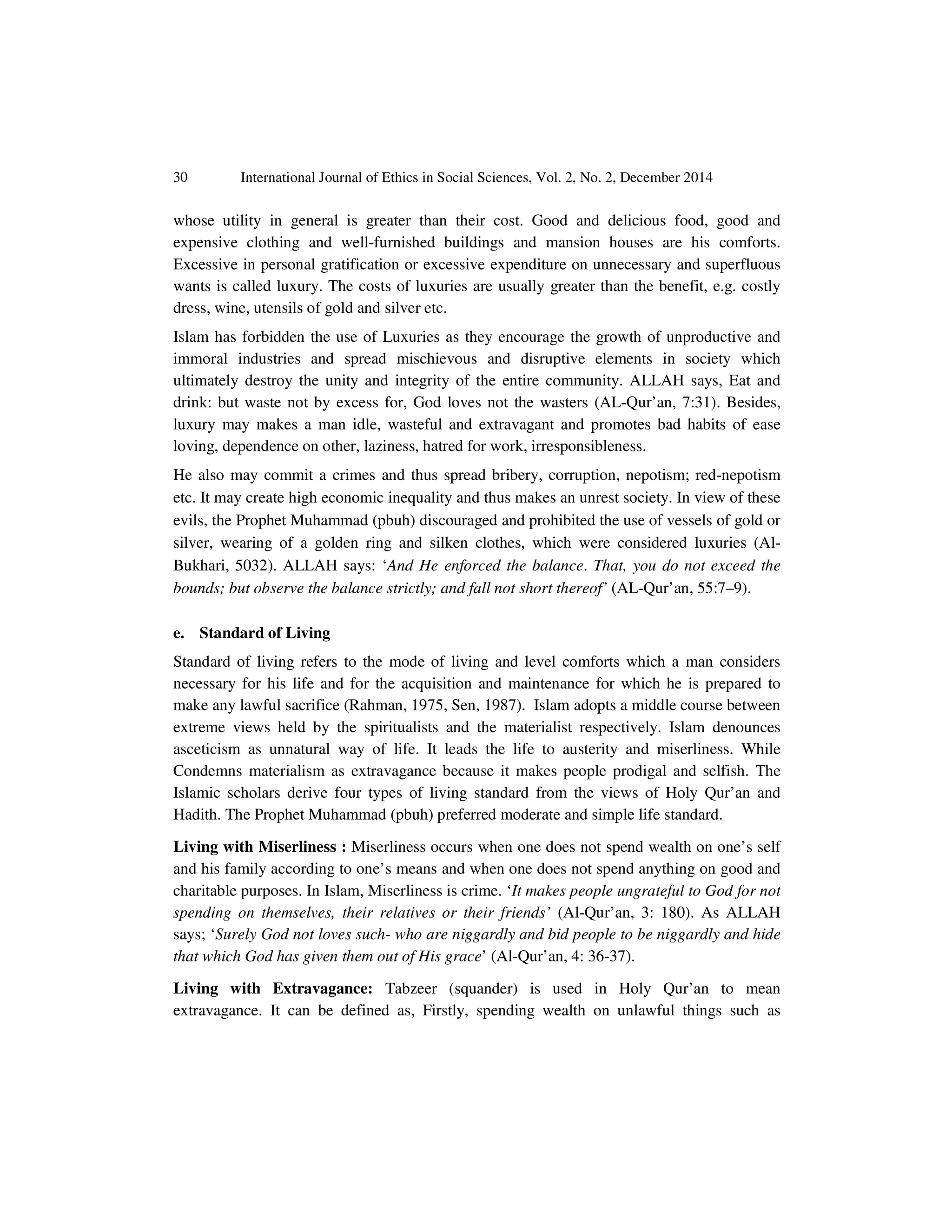 Economic Rationalism and Consumption: Islamic Perspective | PDF