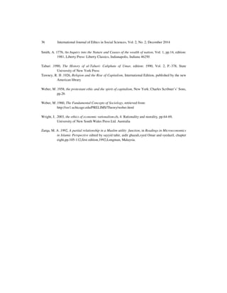 Economic Rationalism and Consumption: Islamic Perspective | PDF