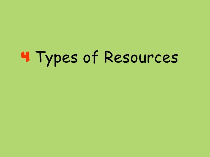economic resources economic resources