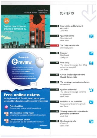 Economic review march 2017