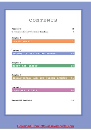 Class 10 Ec Guide.pdf Economics 10th-ncert | PDF