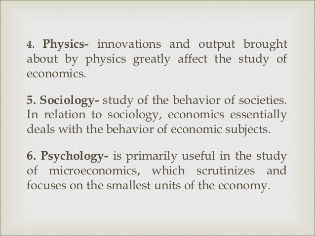 Physics Affects Economy
