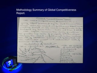 Methodology Summary of Global Competitiveness
Report.
 