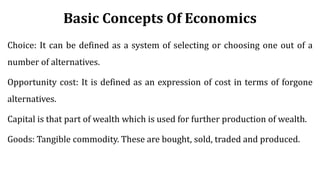 Economics question answer