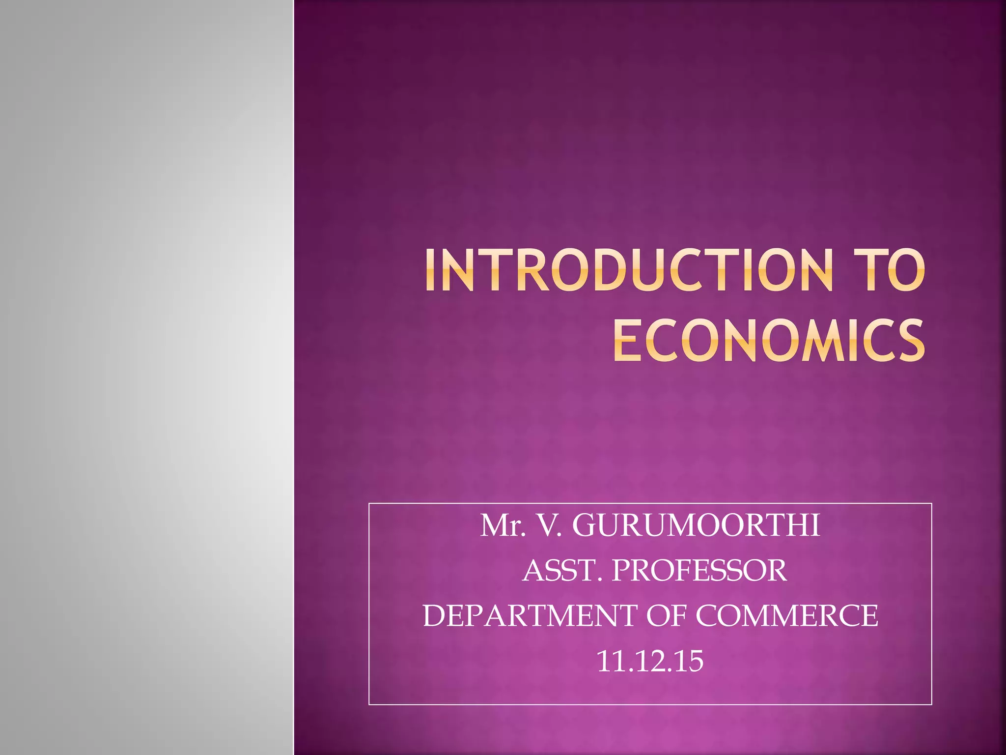 Macro Economics PPT macro-economics-ppt